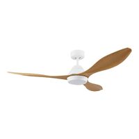 NEVIS 1320mm 18w LED ABS 3 Blade Ceiling Fan