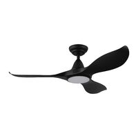 NOOSA 1168mm 18w CCT ABS 3 Blade Ceiling Fan