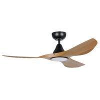 SURF 1220mm 20w CCT DC ABS 3 Blade Ceiling Fan with Remote