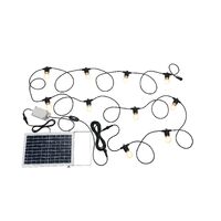 FESTOON 2 10lt LED 13m IP55 SOLAR Festoon Light Kit