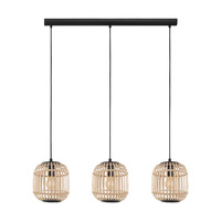 BORDESLEY 1lt Metal & Wood Bar Pendant