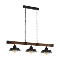 OLDBURY 3lt Wood Bar Chain Pendant