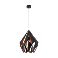 CARLTON 1 1lt 385mm Metal Flex Pendant