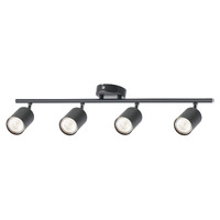 TRAVIS 4lt x 5w GU10 Adjustable Round Base Bar Spotlight