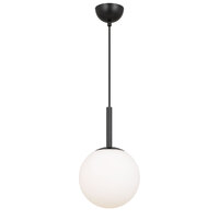 BALLY 1lt 20cm Opal Glass Ball Flex Pendant