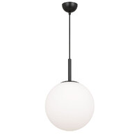 BALLY 1lt 30cm Opal Glass Ball Flex Pendant