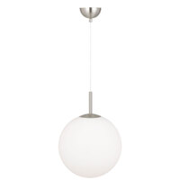 BALLY 1lt 30cm Opal Glass Ball Flex Pendant