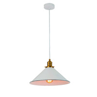 CEREMA 1lt Metal Coolie Pendant with Antique Brass & Black Highlight