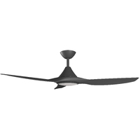 CLOUDFAN 1220mm 20w CCT LED Smart DC ABS 3 Blade Ceiling Fan with Remote