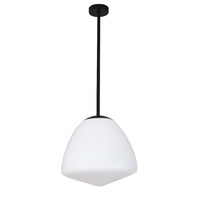 CIOTOLA 1lt Large Frosted Tipped Dome Rod Pendant