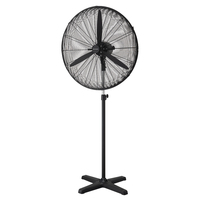 BROOME 750mm AC 2 Blade Industrial Pedestal Fan