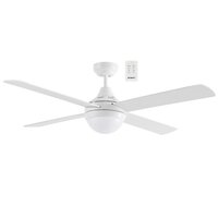 LINK 1200mm 2xES Light 4 Blade Timber Ceiling Fan with Remote