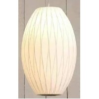 LANTERN 1lt 330mm Fabric Oblong Pendant