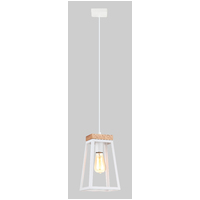 LANTERNA 1lt 170mm Metal/Timber Pendant