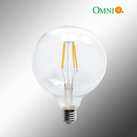 E27 LED Filament G125 Globe (Dimmable)