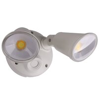 DEFENDER 2lt 2 x 10w Tricolour Poly Carb Floodlight