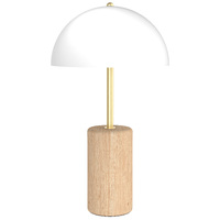 BLAIRE 1lt Wood/Metal Table Lamp