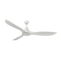 WAVE 1300mm DC 3 Blade ABS Ceiling Fan with Remote