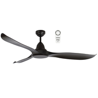 WAVE 1500mm DC 3 Blade ABS Ceiling Fan with Remote