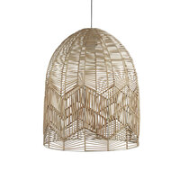 TANAH 450mm Natural Cane Rattan Pendant