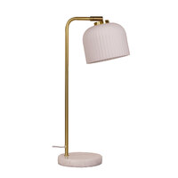 CHARLOTTE 1lt Frost Glass Adjustable Desk Lamp