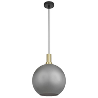 PATINO 1lt 300mm Glass Matt Brass Flex Pendant