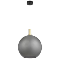 PATINO 1lt 400mm Glass Matt Brass Flex Pendant