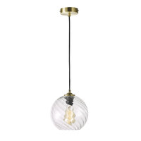 TWIST.20 1lt 200mm Clear Flex Pendant