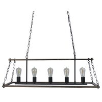 ISLAND 5lt Distressed Timber Chain Pendant