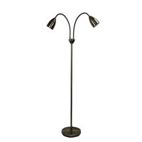 STAN 2lt Flexible Twin Floor Lamp