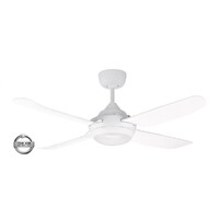 SPINIKA II 1320mm 20w Tricolour Step-Dimming 4 Blade ABS Ceiling Fan