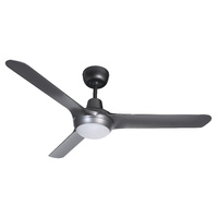 SPYDA 1250mm 20w Tricolour Step Dimming 3 Blade ABS Ceiling Fan