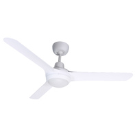 SPYDA 1250mm 20w Tricolour Step Dimming 3 Blade ABS Ceiling Fan