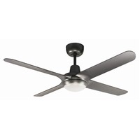 SPYDA 1250mm 20w Tricolour Step Dimming 4 Blade ABS Ceiling Fan