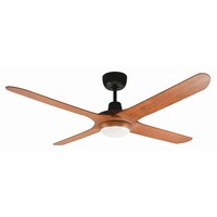 SPYDA 1250mm 20w Tricolour Step Dimming 4 Blade ABS Ceiling Fan