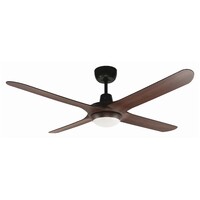 SPYDA 1250mm 20w Tricolour Step Dimming 4 Blade ABS Ceiling Fan