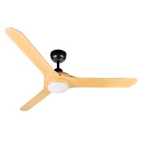 SPYDA 1400mm 20w Tricolour Step Dimming 3 Blade ABS Ceiling Fan