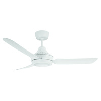 STANZA 1220mm 20w LED Glass Fibre 3 Blade Ceiling Fan