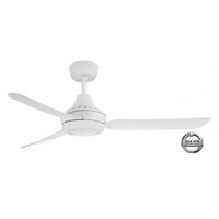 STANZA 1400mm 20w LED Glass Fibre 3 Blade Ceiling Fan