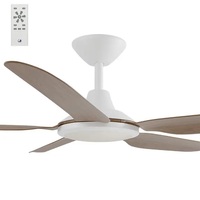 STORM 1320mm 18w CCT LED DC ABS 5 Blade Ceiling Fan