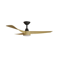 TURACO 1220mm 18w CCT LED Smart DC ABS 3 Blade Ceiling Fan with Remote