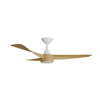 TURACO 1220mm 18w CCT LED Smart DC ABS 3 Blade Ceiling Fan with Remote