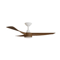 TURACO 1220mm 18w CCT LED Smart DC ABS 3 Blade Ceiling Fan with Remote