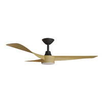 TURACO 1320mm 18w CCT LED Smart DC ABS 3 Blade Ceiling Fan with Remote