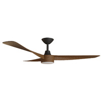 TURACO 1420mm 18w CCT LED Smart DC ABS 3 Blade Ceiling Fan with Remote